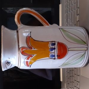 Vintage Mid-century Modern De Simone Italian pottery pitcher. Make an OFFER!!